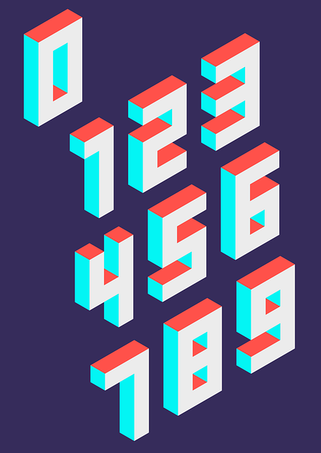 Free download Isometric Numbers 3D - Free vector graphic on Pixabay free illustration to be edited with GIMP free online image editor