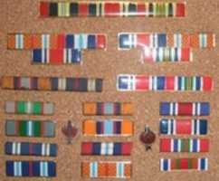 Free download Israel Defence Force Service Ribbons 1967 free photo or picture to be edited with GIMP online image editor