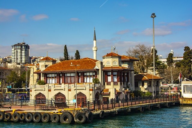 Descargue gratis la imagen gratuita de la paz de Turquía del mar del muelle de Estambul para editar con el editor de imágenes en línea gratuito GIMP