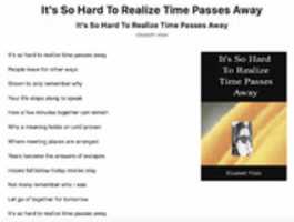 Free download Its So Hard To Realize Time Passes Away free photo or picture to be edited with GIMP online image editor