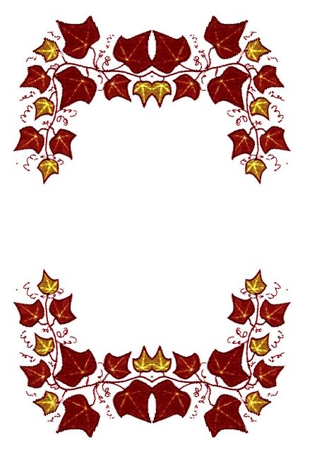 Free download Ivy Border Frame -  free illustration to be edited with GIMP free online image editor