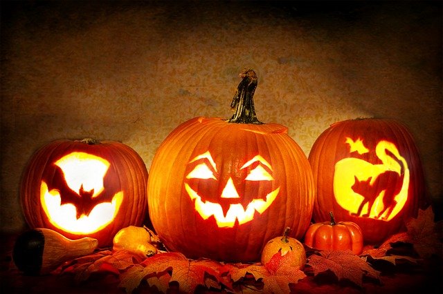 Free download jack o lanterns lit pumpkins free picture to be edited with GIMP free online image editor