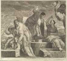 Free download Jacob Draws Water for Rachels  Animals (Jacob abreuve le troupeau de Rachel) free photo or picture to be edited with GIMP online image editor