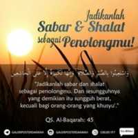 Free download Jadikanlah Sabar Dan Shalat Sebagai Penolongmu free photo or picture to be edited with GIMP online image editor