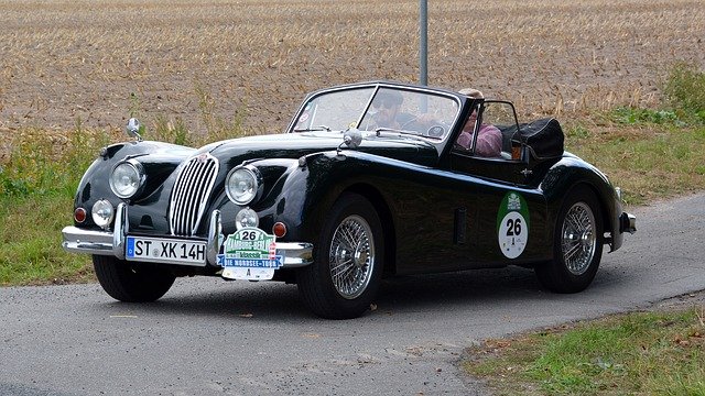 Free download jaguar xk140 3 4 se dhc antique car free picture to be edited with GIMP free online image editor