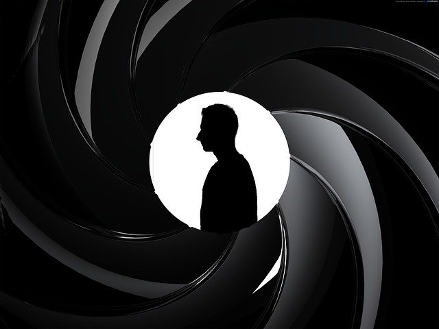 Free graphic Jamesbond Blackandwhite Black -  to be edited by GIMP free image editor by OffiDocs