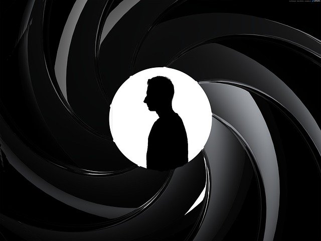 Free download Jamesbond Blackandwhite Black -  free illustration to be edited with GIMP free online image editor