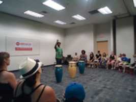 Free download James Gibson Library-Henderson: AROUND THE WORLD WITH HENDERSON PUBLIC LIBRARY FEATURING PERCUSSION MAESTRO HAROLD AKYEAMPONG OF GHANA-062219 free photo or picture to be edited with GIMP online image editor