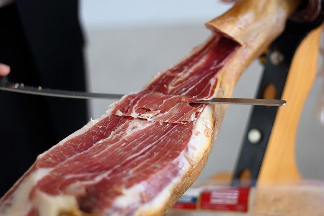 Unduh gratis Jamon Ham Spain - foto atau gambar gratis untuk diedit dengan editor gambar online GIMP