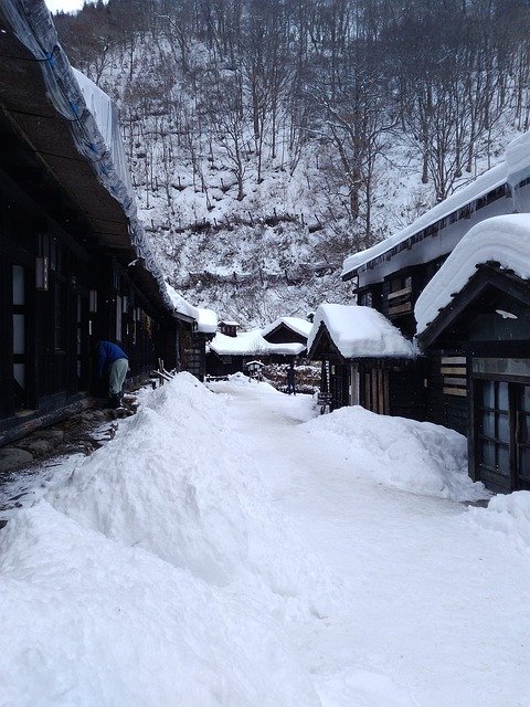 Kostenloser Download Japanese Building Snow Japan - kostenloses Foto oder Bild zur Bearbeitung mit GIMP Online-Bildbearbeitung