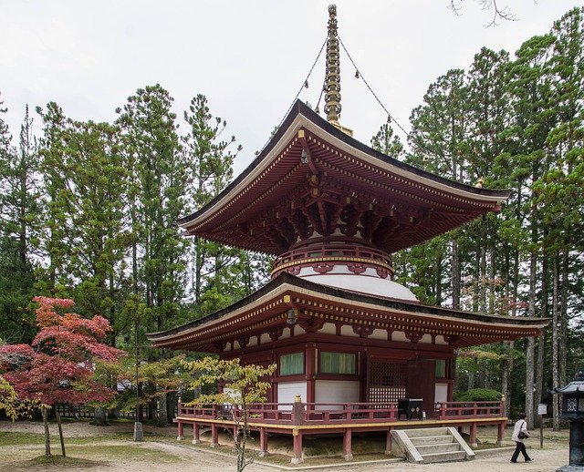 Free download Japan Koyasan Pagoda -  free photo template to be edited with GIMP online image editor