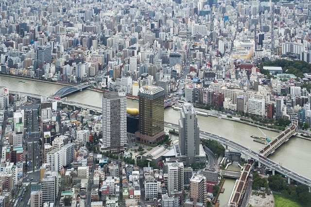 Unduh gratis Japan Tokyo Buildings - foto atau gambar gratis untuk diedit dengan editor gambar online GIMP