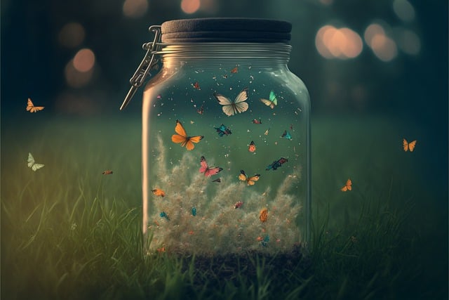 Free download jar glass butterflies insects free picture to be edited with GIMP free online image editor