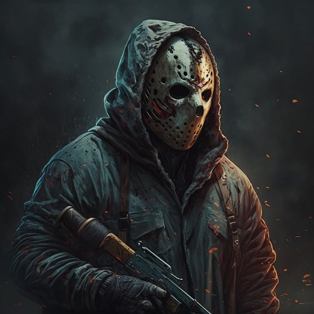 Free download jason horror halloween gun armed free picture to be edited with GIMP free online image editor
