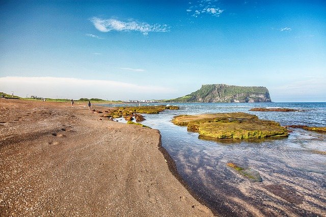 Téléchargement gratuit de l'image gratuite Jeju Jeju Island Sunrise Salaire à éditer avec l'éditeur d'images en ligne gratuit GIMP