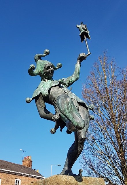 Free download Jester Sculpture Statue -  free photo or picture to be edited with GIMP online image editor