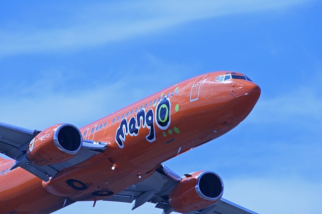 Free download jet 737 boeing orange display free picture to be edited with GIMP free online image editor
