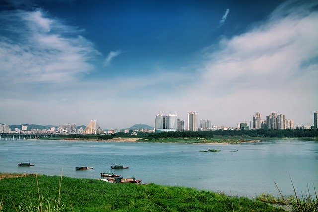 تحميل مجاني Jiang River Nanchong - صورة مجانية أو صورة لتحريرها باستخدام محرر الصور عبر الإنترنت GIMP