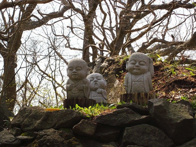 Free download jizo prayer promenade statue free picture to be edited with GIMP free online image editor