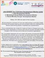 Free download Job Advert 3 Development Worker Posts V 2 free photo or picture to be edited with GIMP online image editor