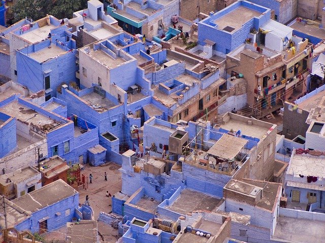 تنزيل مجاني Jodhpur Blue City Rajasthan - صورة مجانية أو صورة مجانية لتحريرها باستخدام محرر الصور عبر الإنترنت GIMP