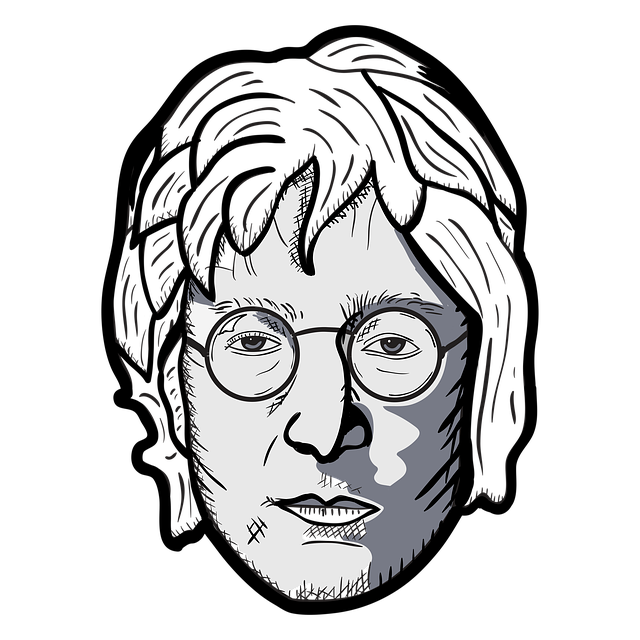 Descarga gratis la ilustración gratuita de John Lennon The Beatles para editar con el editor de imágenes en línea GIMP