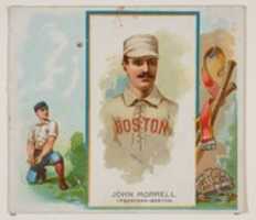 Free download John Morrell, 1st Baseman, Boston, from Worlds Champions, Second Series (N43) for Allen & Ginter Cigarettes free photo or picture to be edited with GIMP online image editor