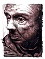 Free download Jorge Luis Borges, Tinta china por Pablo Aleandro free photo or picture to be edited with GIMP online image editor