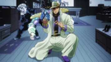 Free download Jotaro Just Holding Sheer Heart Attack Like A Badass free photo or picture to be edited with GIMP online image editor