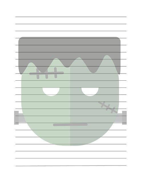 Free download Journal Page Frankenstein -  free illustration to be edited with GIMP free online image editor