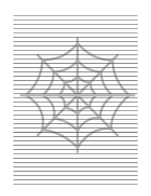 Free download Journal Page Spider Web -  free illustration to be edited with GIMP free online image editor
