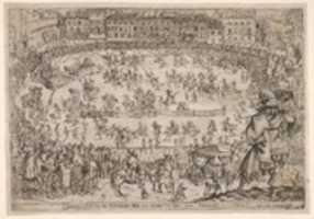 Free download Joust Held in Florence for the Arrival of the Archduke of Austria free photo or picture to be edited with GIMP online image editor