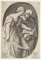 Free download Judith with the Head of Holofernes, from Four Old Testament Subjects free photo or picture to be edited with GIMP online image editor