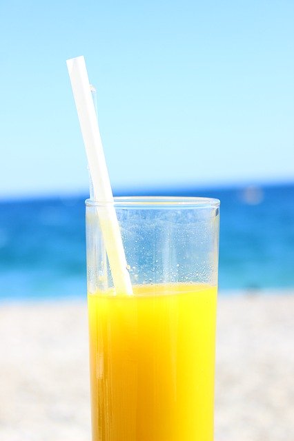 Free download Juice Straw Summer -  free photo or picture to be edited with GIMP online image editor