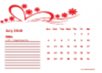 Descarga gratuita de la plantilla DOC, XLS o PPT del Calendario de julio de 2010 para editarla con LibreOffice en línea o OpenOffice Desktop en línea