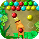 Jungle Bubble Shooter Mania Game Pop bubbles in the jungle anytime!  screen for extension Chrome web store in OffiDocs Chromium