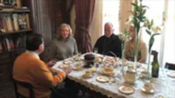 Free download Jurgen Graf And Bishop Williamson At The Home Of Lady Michelle Renouf - March 9th 2020 free photo or picture to be edited with GIMP online image editor