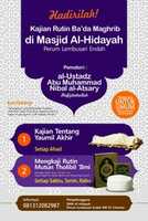 Free download Kajian Rutin free photo or picture to be edited with GIMP online image editor