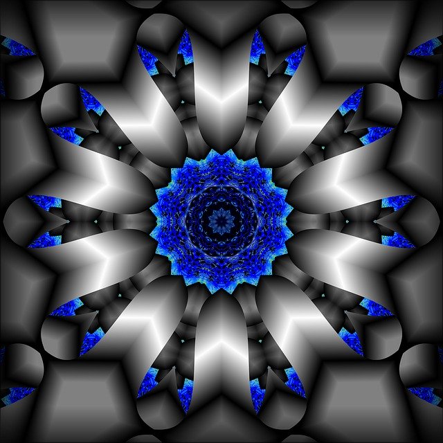 Free download Kaleidoscope Abstract Round -  free illustration to be edited with GIMP free online image editor