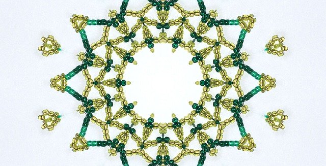 Free download Kaleidoscope Beads Beaded -  free illustration to be edited with GIMP free online image editor