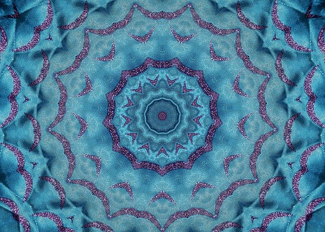 Free download Kaleidoscope Flower Mandala -  free illustration to be edited with GIMP free online image editor