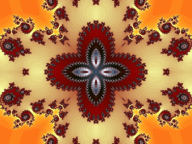 Free download Kaleidoscope Fractal Pattern -  free illustration to be edited with GIMP free online image editor