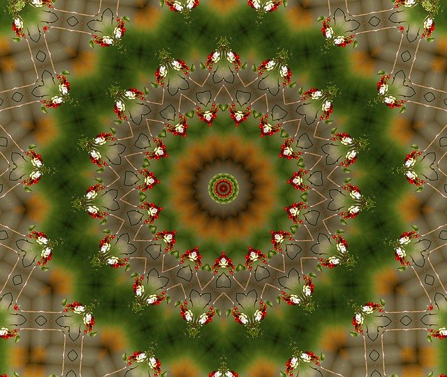 Free download Kaleidoscope Graphics Composition -  free illustration to be edited with GIMP free online image editor
