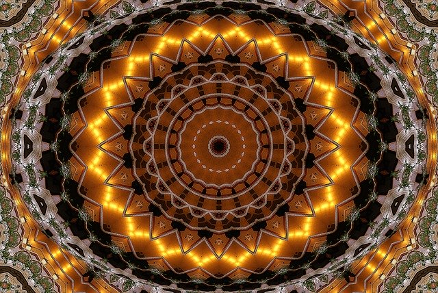 Free download Kaleidoscope Ornament Composition -  free illustration to be edited with GIMP free online image editor