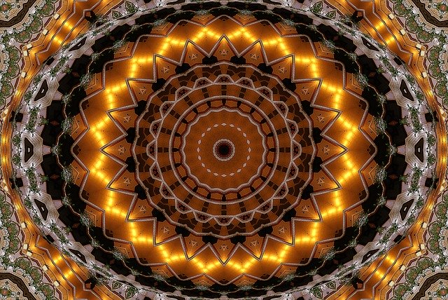 Free download Kaleidoscope Ornament Composition -  free illustration to be edited with GIMP free online image editor