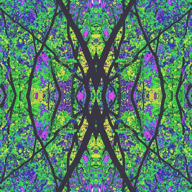 Free download Kaleidoscope Tree -  free illustration to be edited with GIMP free online image editor