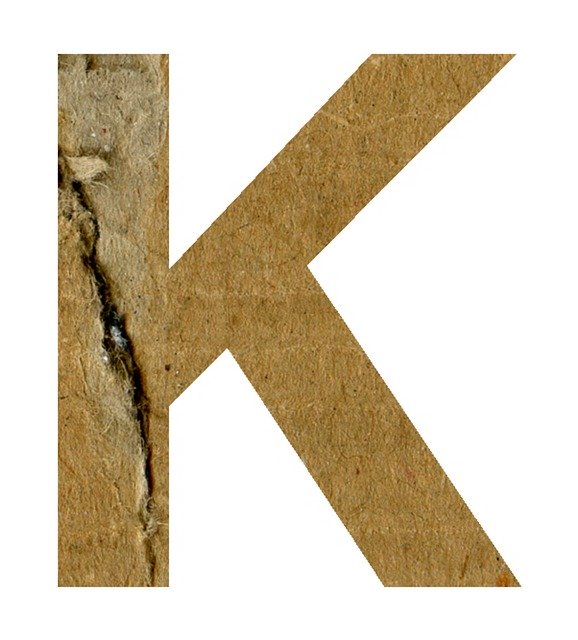 Free download K Alphabet Letter -  free illustration to be edited with GIMP free online image editor