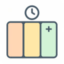 Kanban New Tab  screen for extension Chrome web store in OffiDocs Chromium
