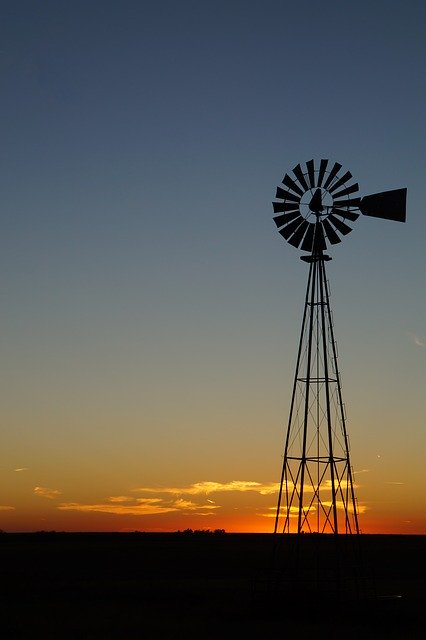 Free download Kansas Sunset Prairie Great -  free photo or picture to be edited with GIMP online image editor