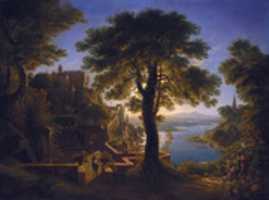 Free download Karl Friedrich Schinkel, Castle On The River free photo or picture to be edited with GIMP online image editor